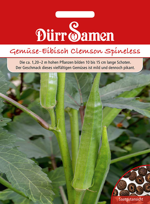 Okra/ Gemüse-Eibisch Clemson Spineless - Dürr Samen Webshop Okra/ Gemüse-Eibisch Clemson Spineless - Dürr Samen Webshop