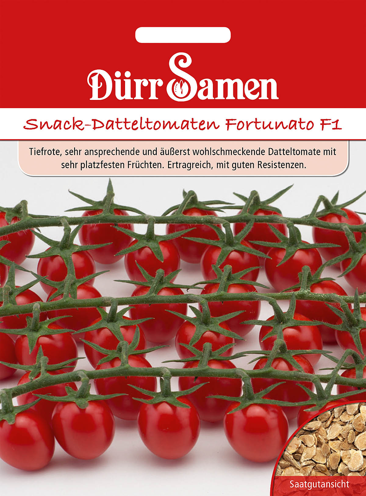 Tomatensamen Dafne F1 – 20 Korn Pro Portion – Große, Platzfeste Freilandtomate (rot) – Resistent Gegen Nematoden & Fusarium
